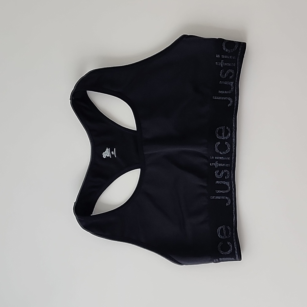 Justice Racerback Oh So Soft Sports Classic Bra Black